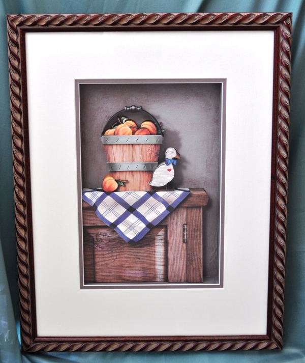 County Time (Still Life with Peaches and Duck) 3D