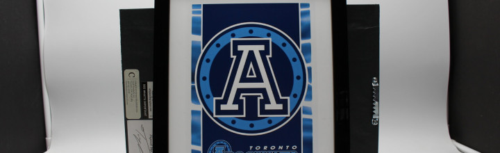Black 8 1/2 x 11 – Toronto Argonauts Frame (With or Without Image)