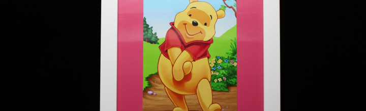 White 11 x 14 – Winnie The Pooh Frame (With or Without Image)