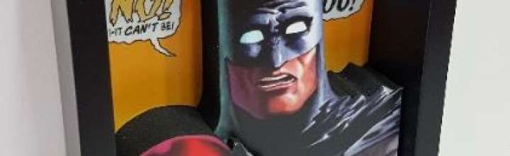 Batman Comic Book 3D Framed Art