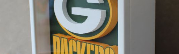 Green Bay Packers 3D Framed Art Logo