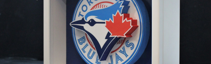 Toronto Blue Jays Framed 3D Logo