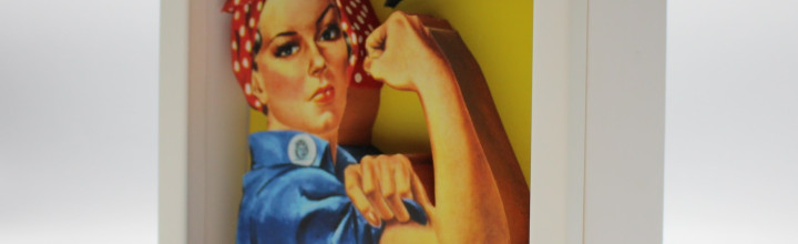 Rosie the Riveter 3D Framed Art