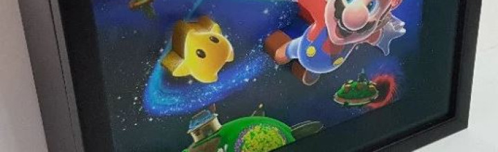 Super Mario Galaxy Nintendo – 3D Framed Art