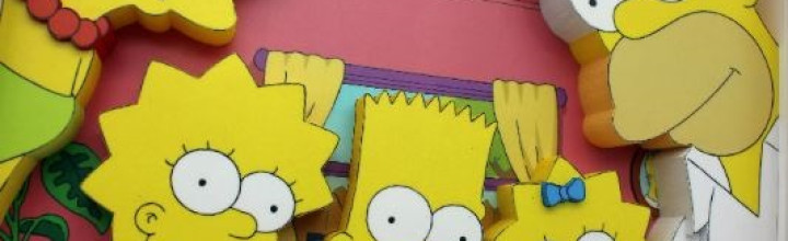 Simpsons Family Classic Framed 3D Framed Art