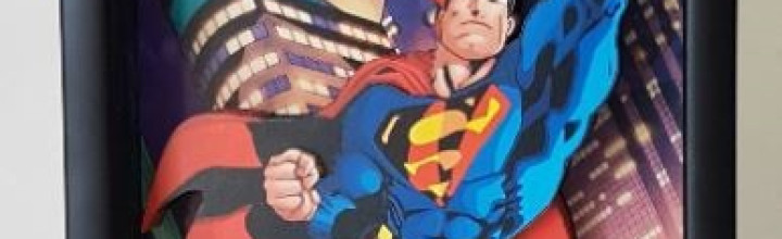 Superman – Comic Book 3D Framed Art