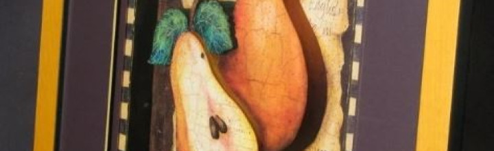 Pears Still Life – 3D Framed Art