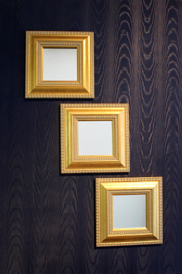 Golden Wooden Framed Mirrors
